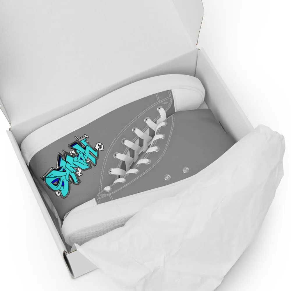 High Top Shoes ~ Jr Hawks Graffiti Canvas