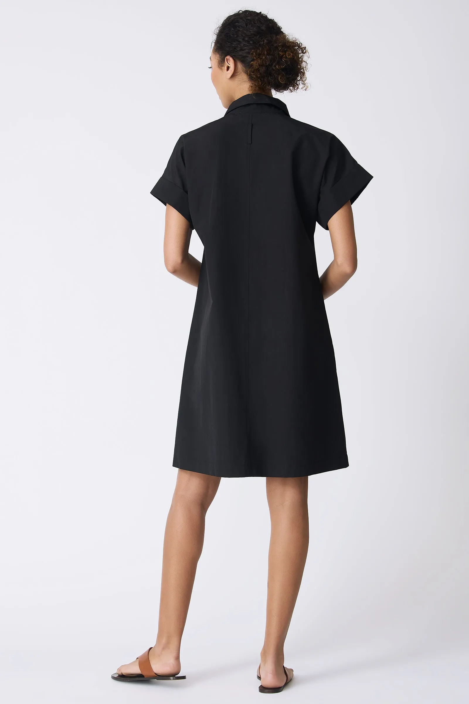 Holly Kimono Dress - Black