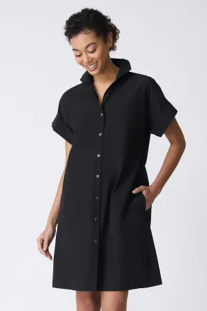 Holly Kimono Dress - Black