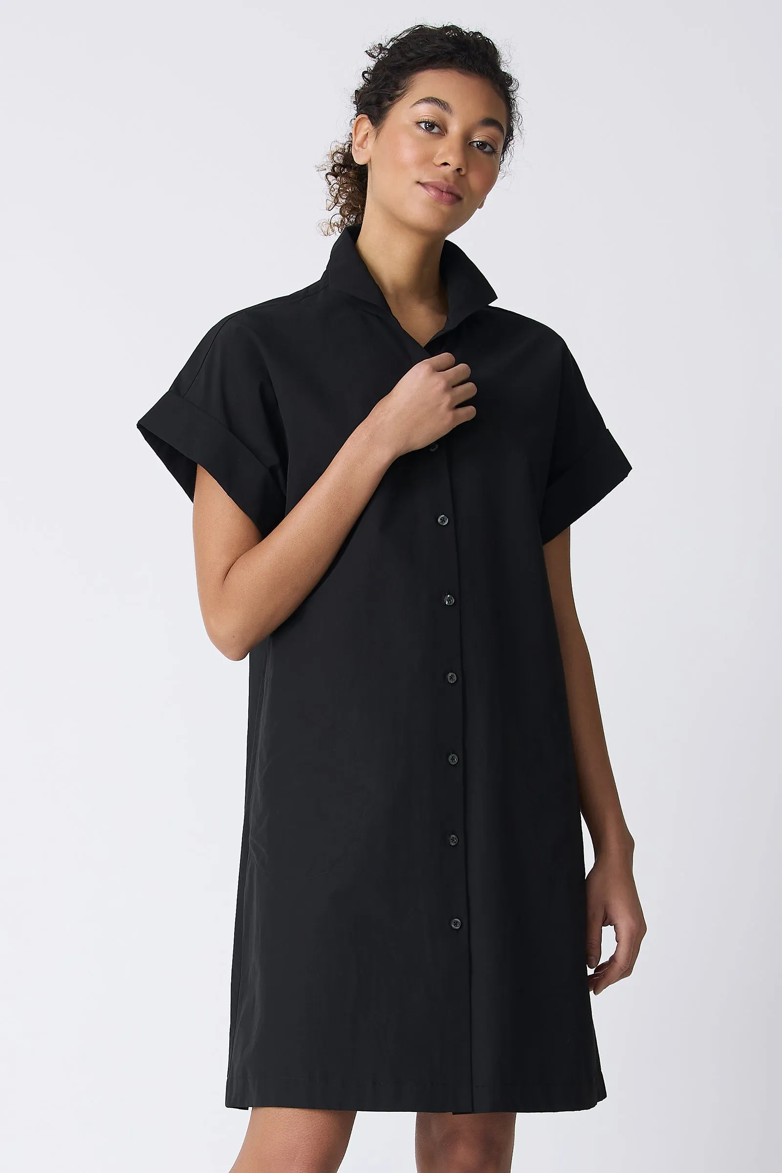 Holly Kimono Dress - Black