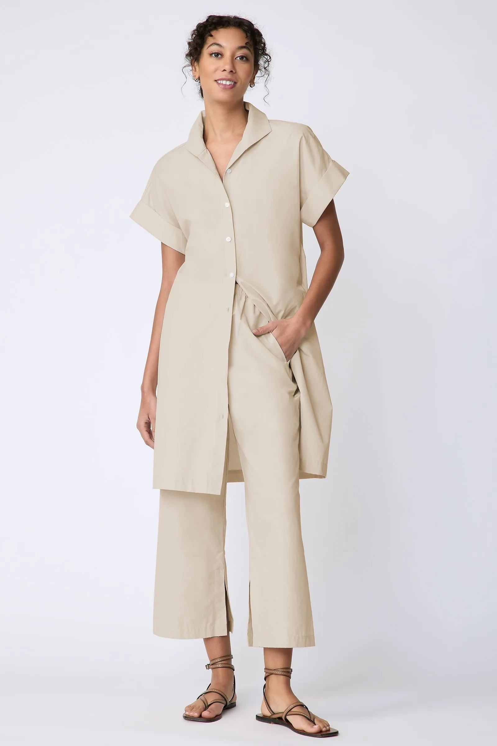 Holly Kimono Dress - Sand