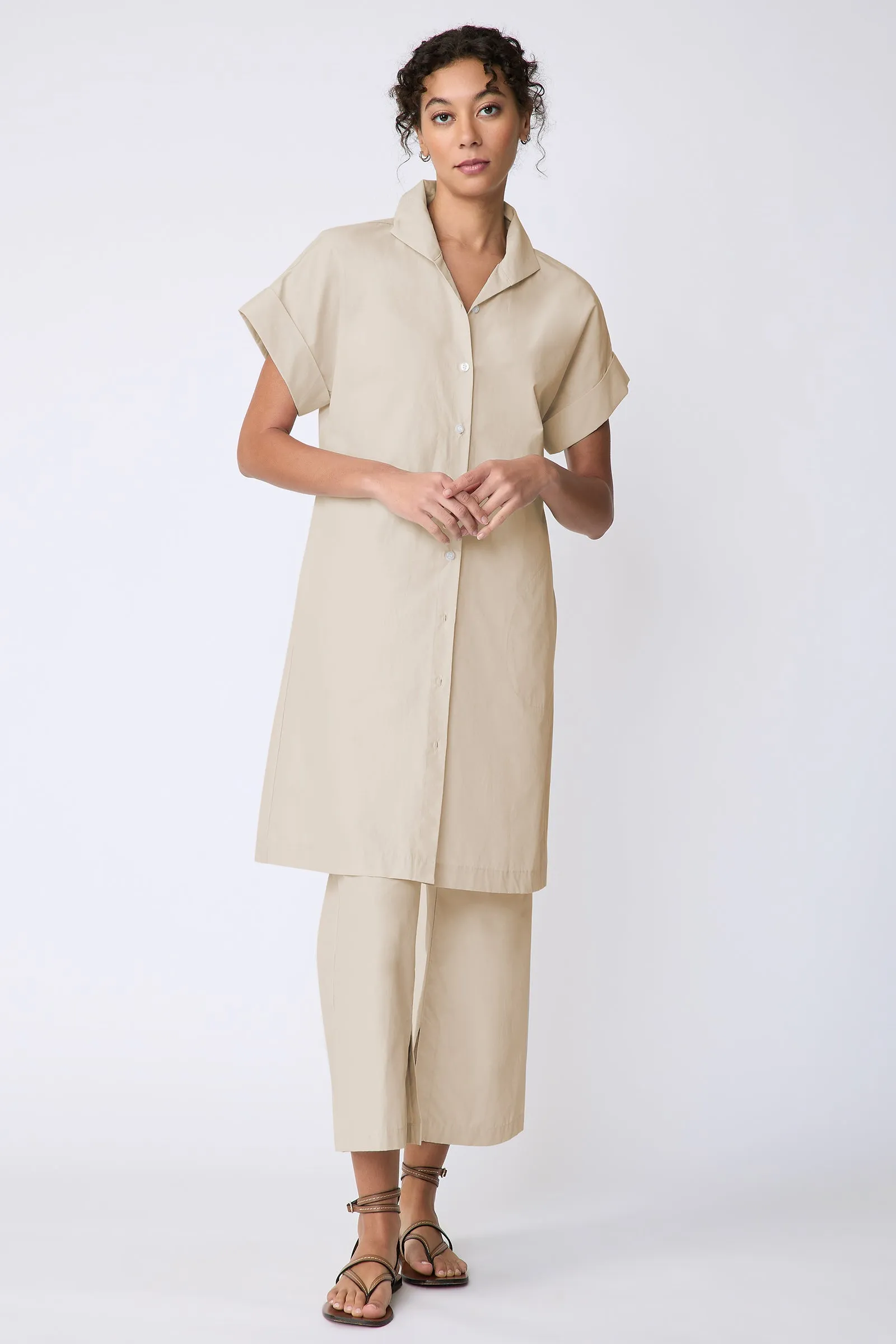 Holly Kimono Dress - Sand