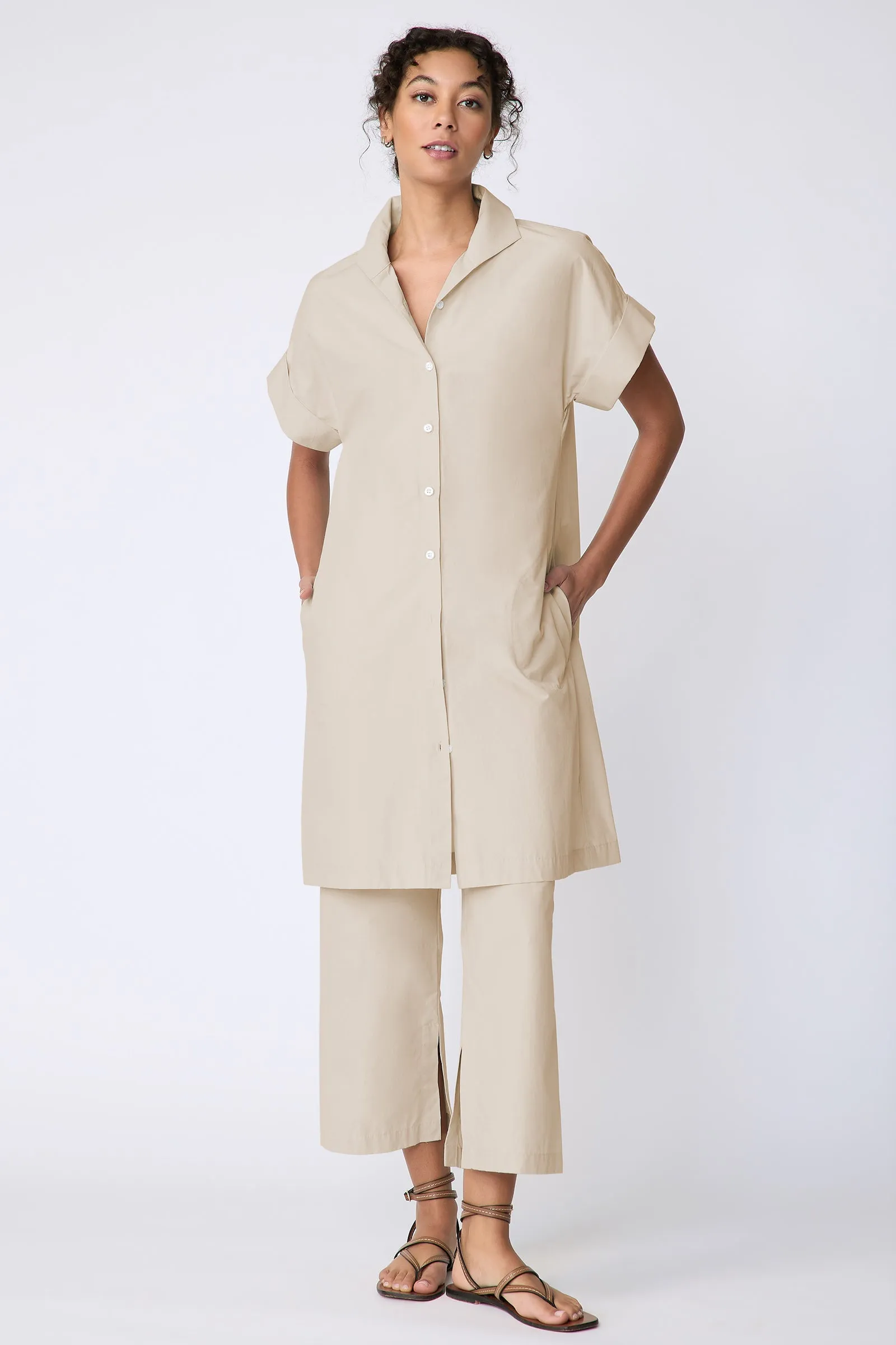 Holly Kimono Dress - Sand