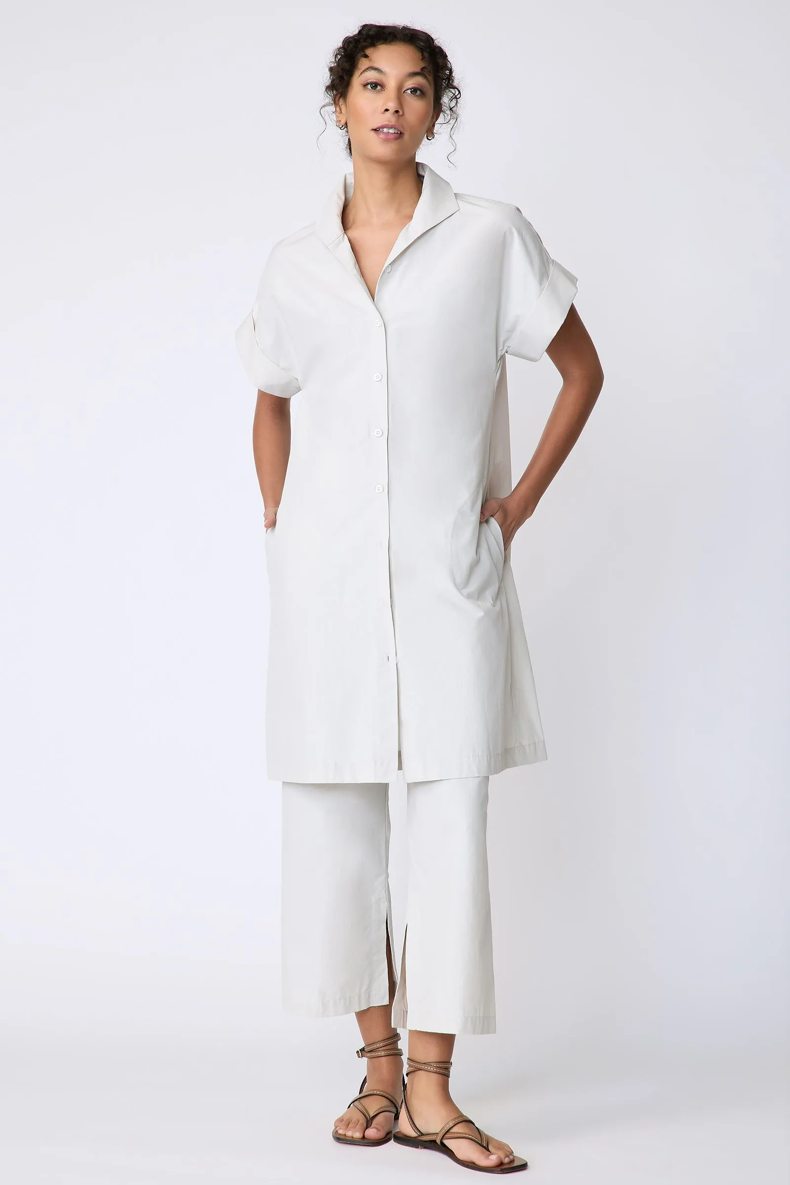 Holly Kimono Dress - Stone