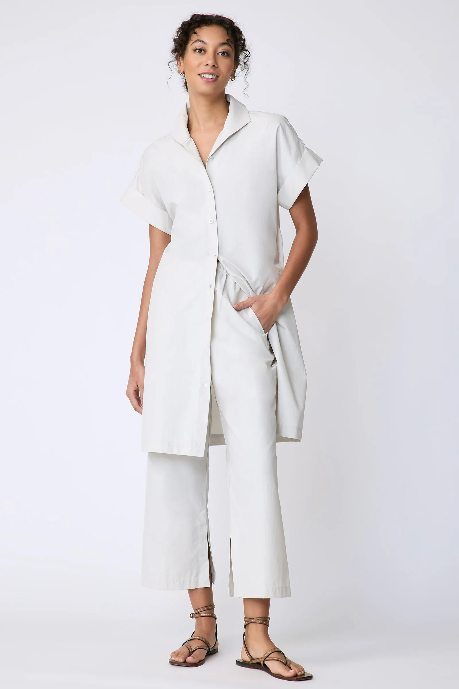 Holly Kimono Dress - Stone