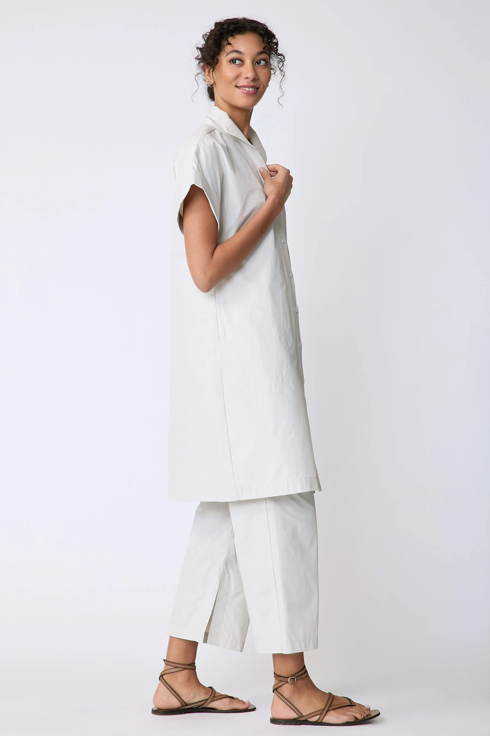 Holly Kimono Dress - Stone