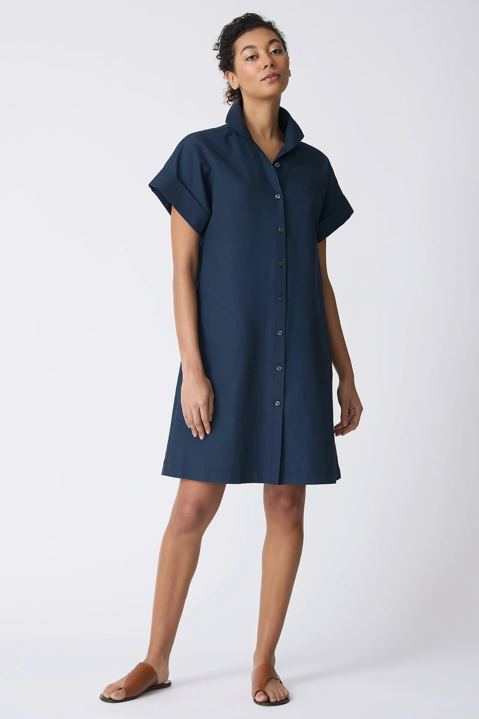Holly Kimono Dress - Summer Navy