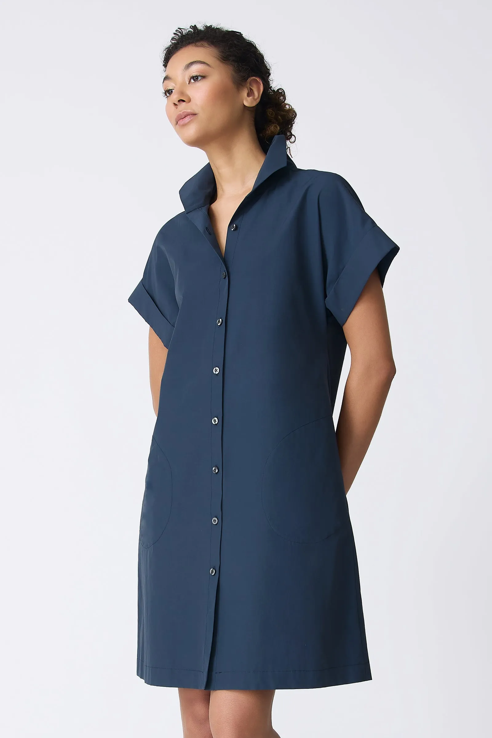 Holly Kimono Dress - Summer Navy