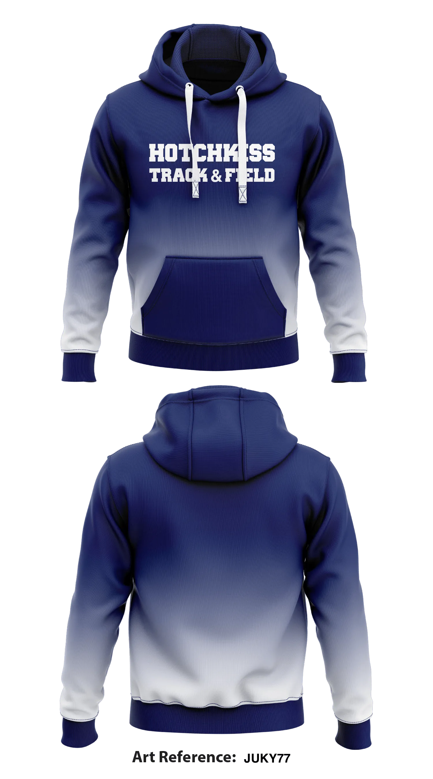 Hotchkiss Track & Field Store 1  Core Men's Hooded Performance Sweatshirt - JuKy77