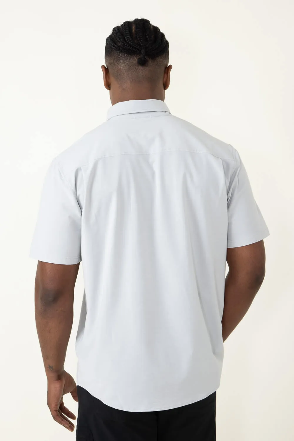 Huk Fishing Kona Button Down Shirt for Men in Grey | H1500154-034