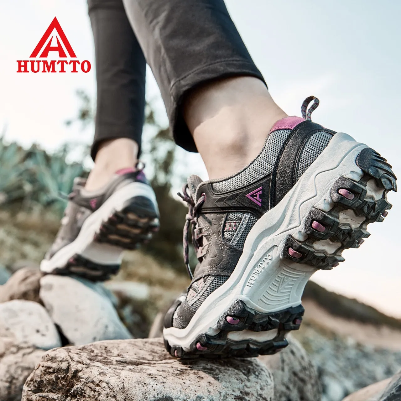 HUMTTO New Outdoor Women's Sneakers Hiking Shoes