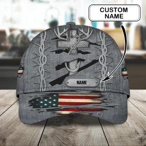HUNT AND FISHING - Personalized Name Cap - Loop - Vhv-cap-017