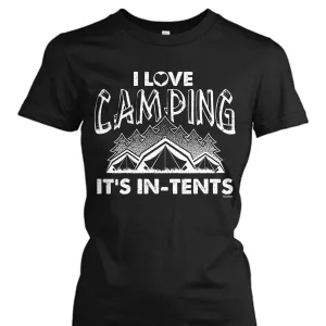 I Love Camping It's In-Tents (Trees) Shirt