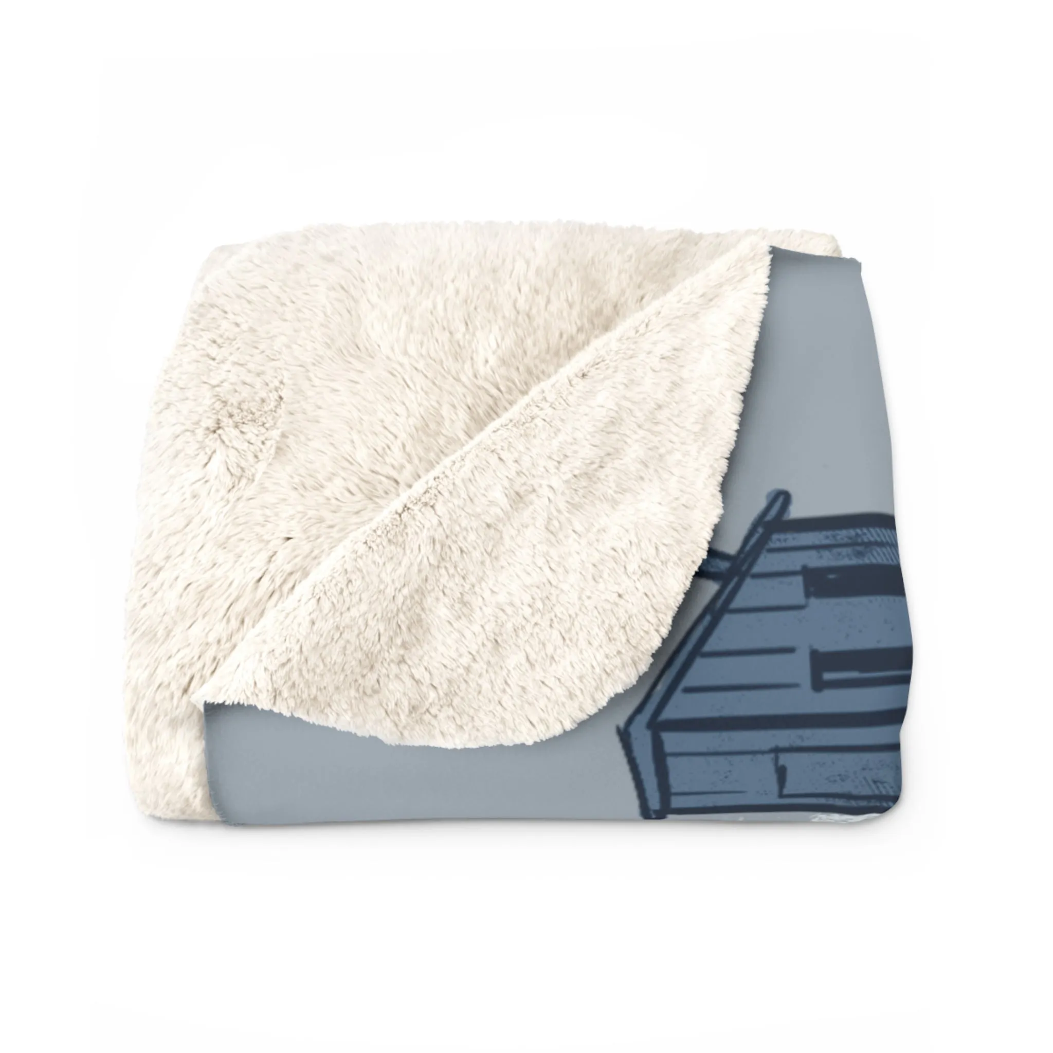 Ice Life Sherpa Fleece Blanket