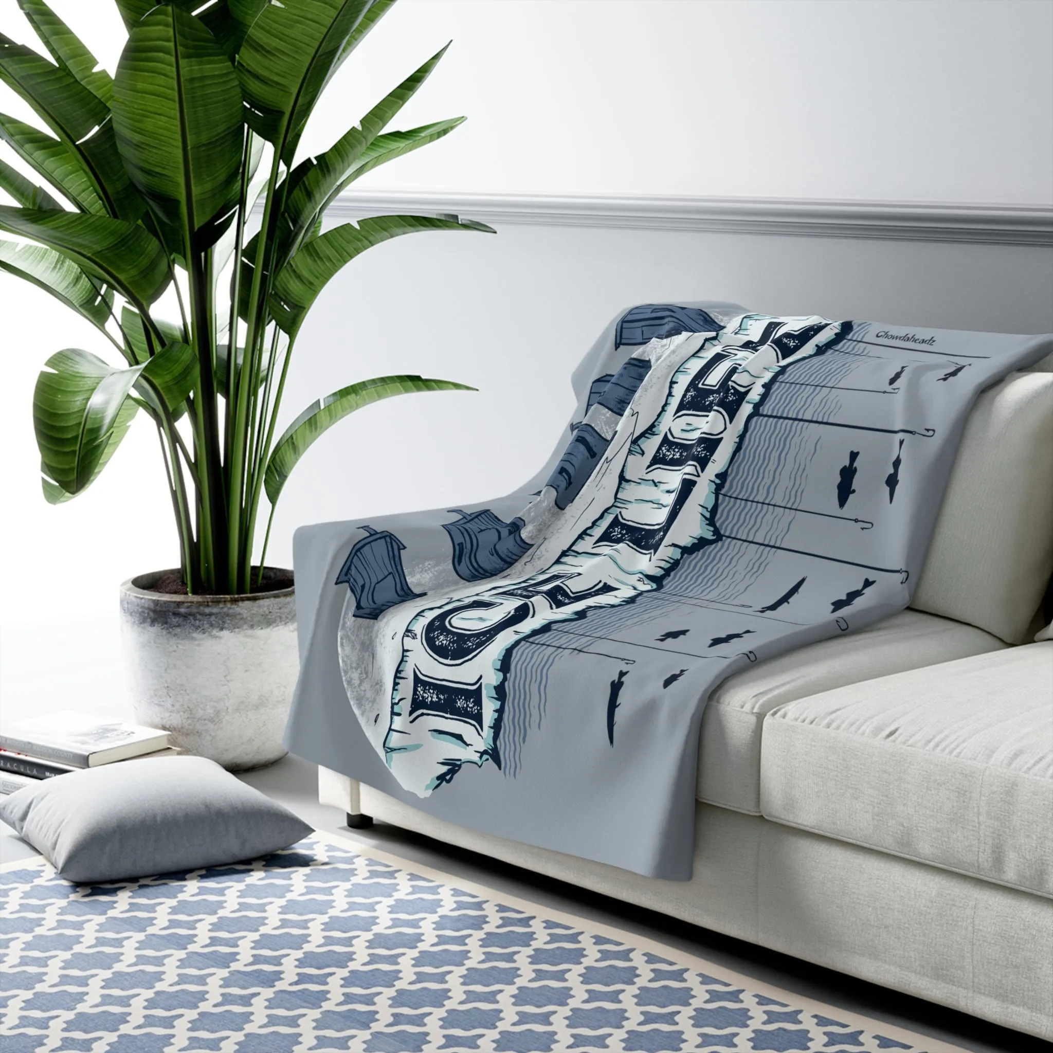 Ice Life Sherpa Fleece Blanket