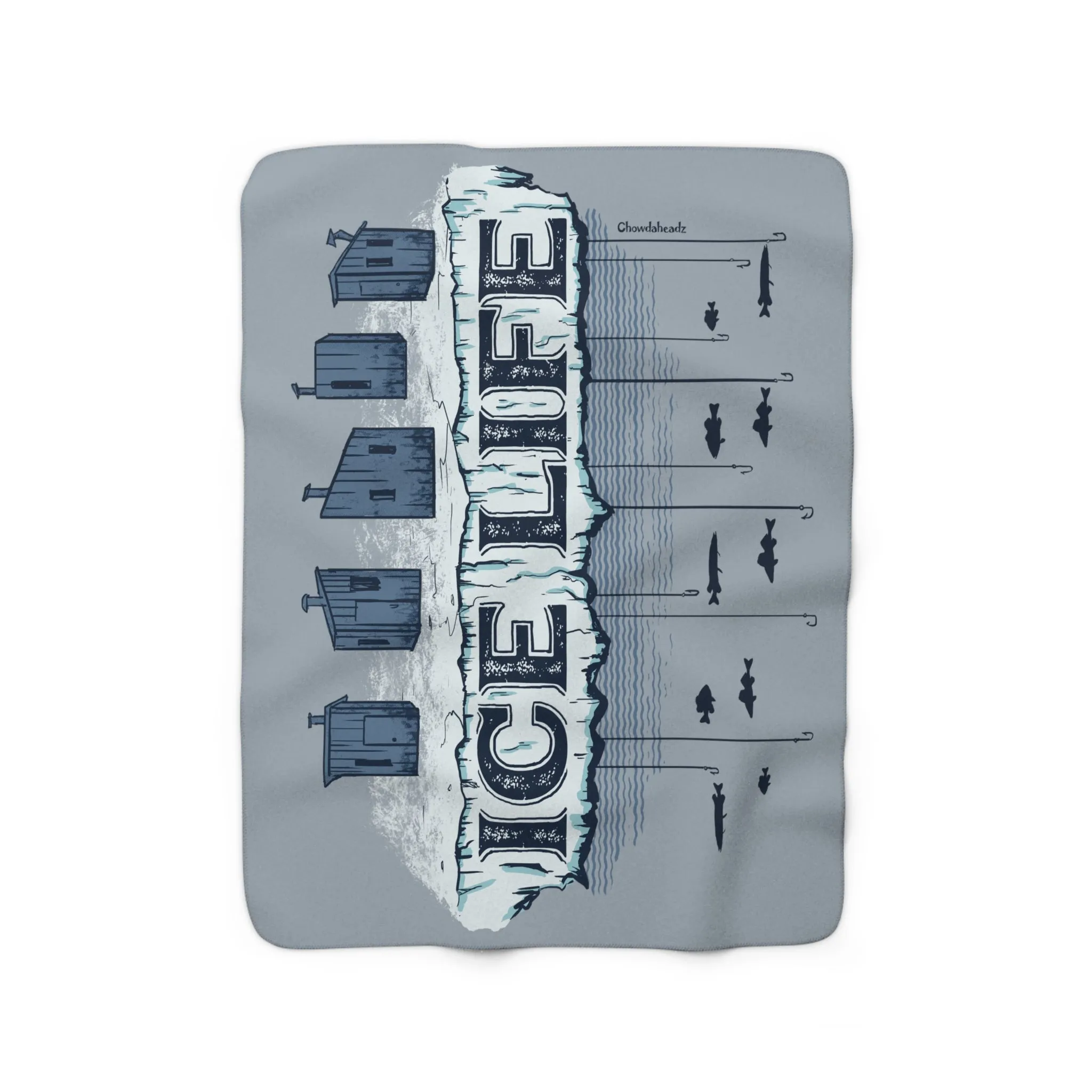 Ice Life Sherpa Fleece Blanket