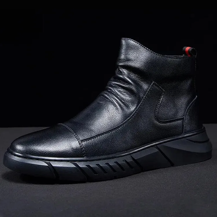 Italian Handmade Zipper Vinthentic Boots
