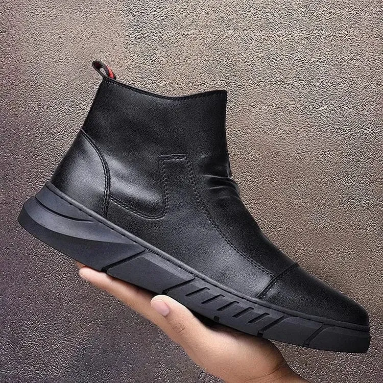 Italian Handmade Zipper Vinthentic Boots