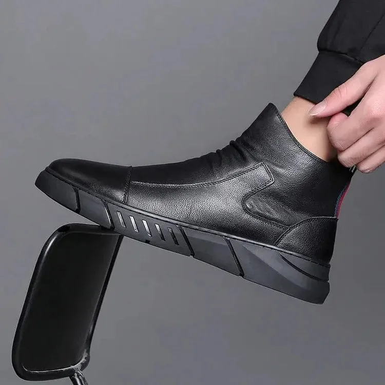 Italian Handmade Zipper Vinthentic Boots