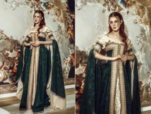 Italian renaissance courtesan dress