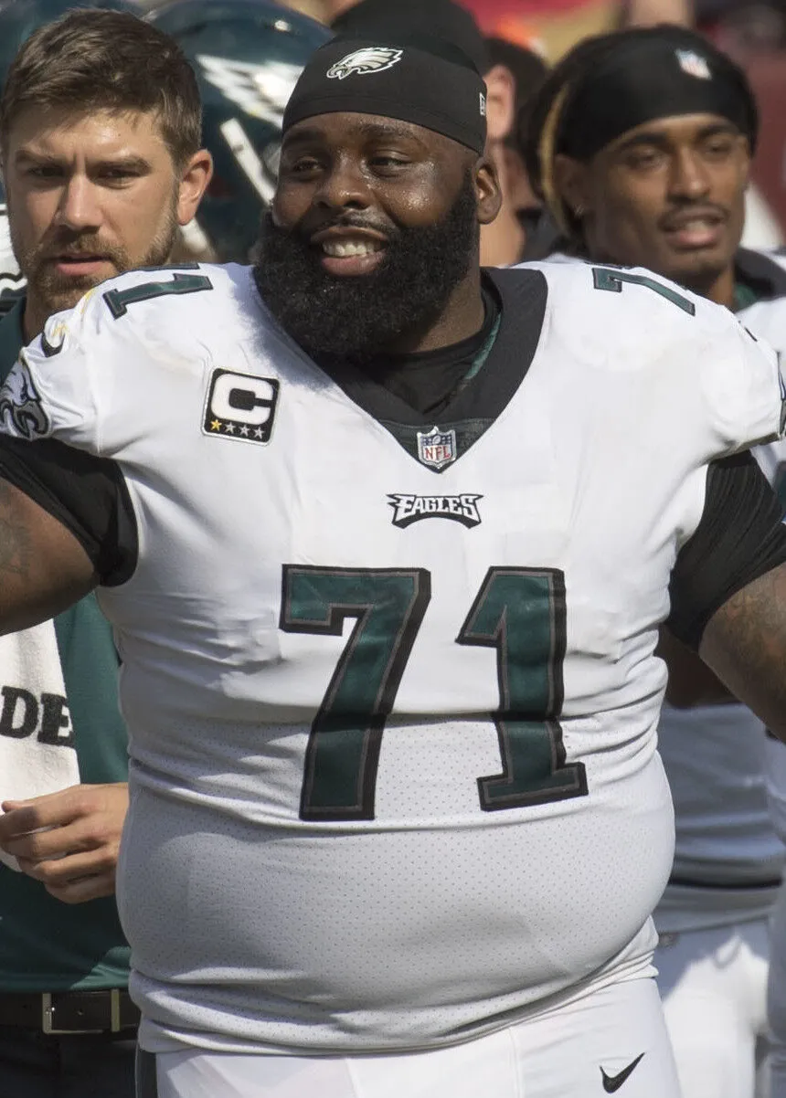 Jason Peters Signed Philadelphia Jersey "SBLII Champs & Fly Eagles Fly" Beckett