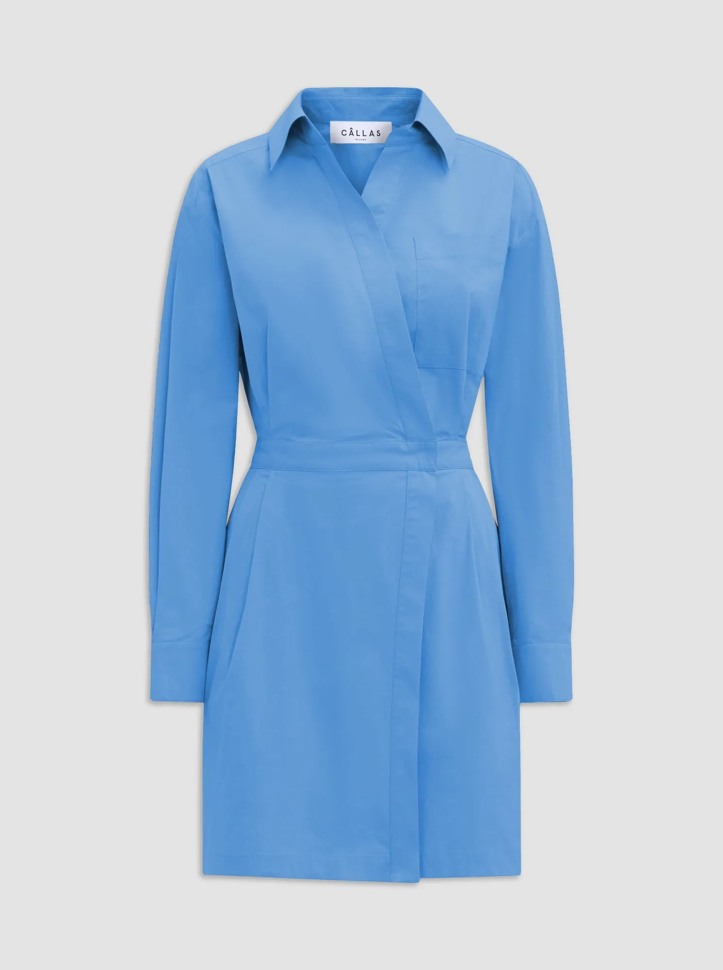 JAXINA Wrap dress Blue Sea