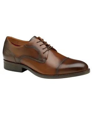 Johnston & Murphy Hawthorn Wingtip Shoe - Tan