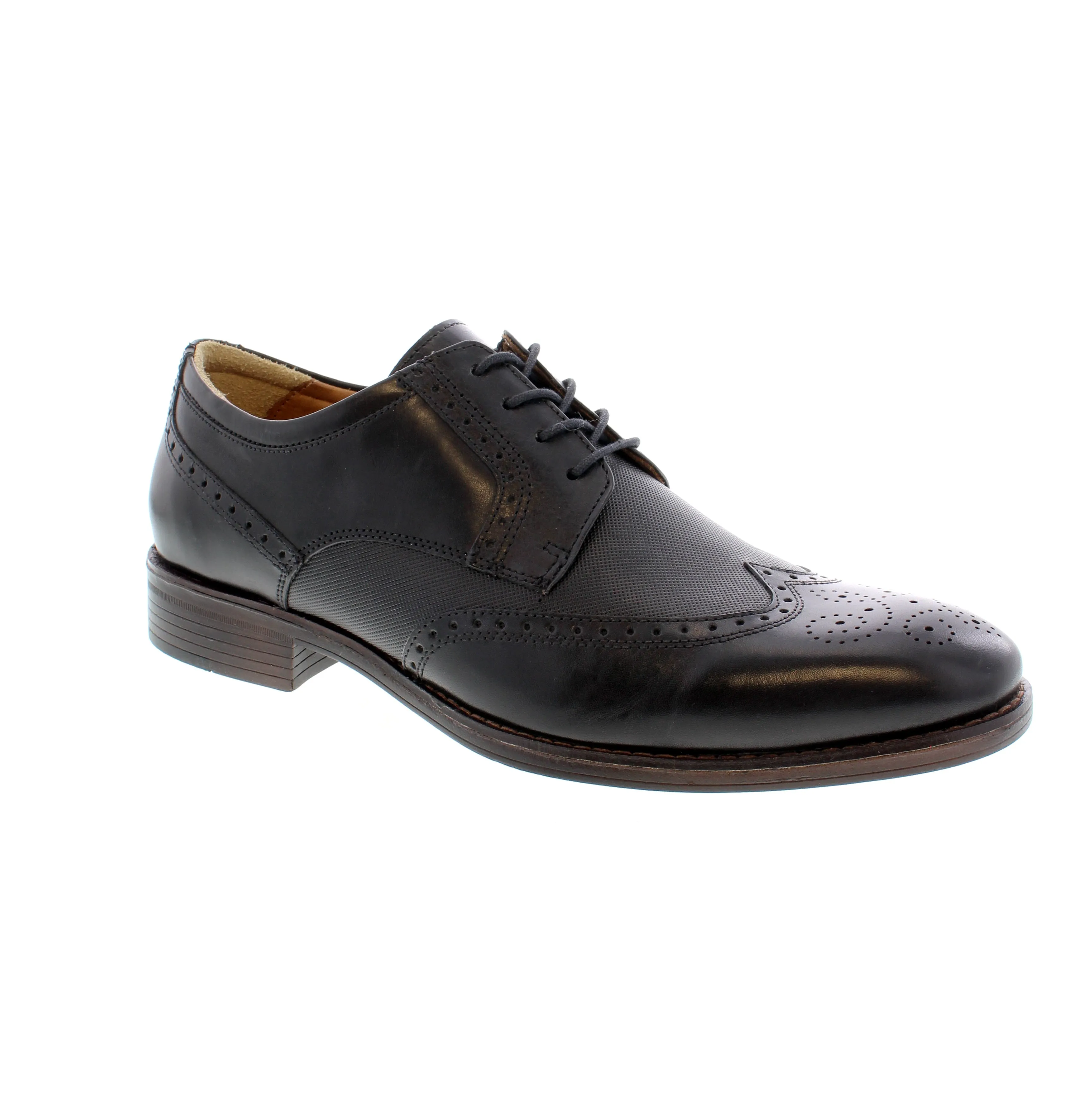 Johnston & Murphy Lewis Embossed - Black