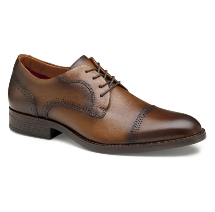 JOHNSTON & MURPHY MEN'S HAWTHORN CAP TOE DRESS SHOE