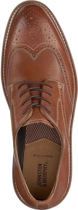 JOHNSTON & MURPHY- MEN'S UPTON WINGTIP DRESS SHOE