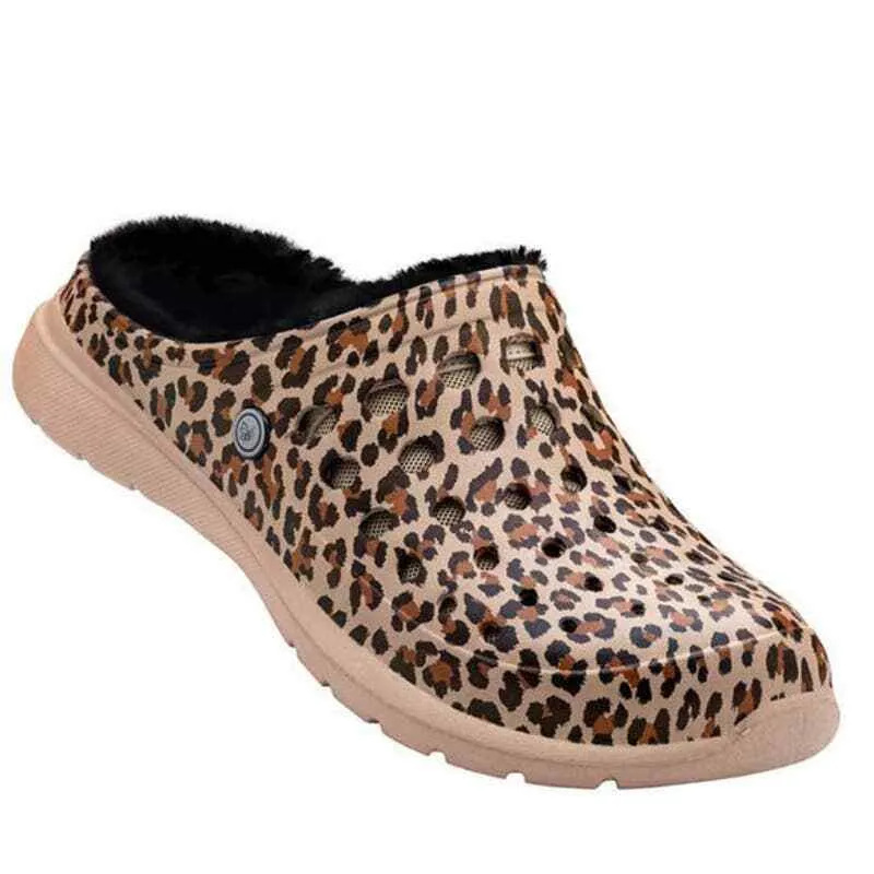 Joybees Women's Faux Fur Lined Comfort Slip On Clog