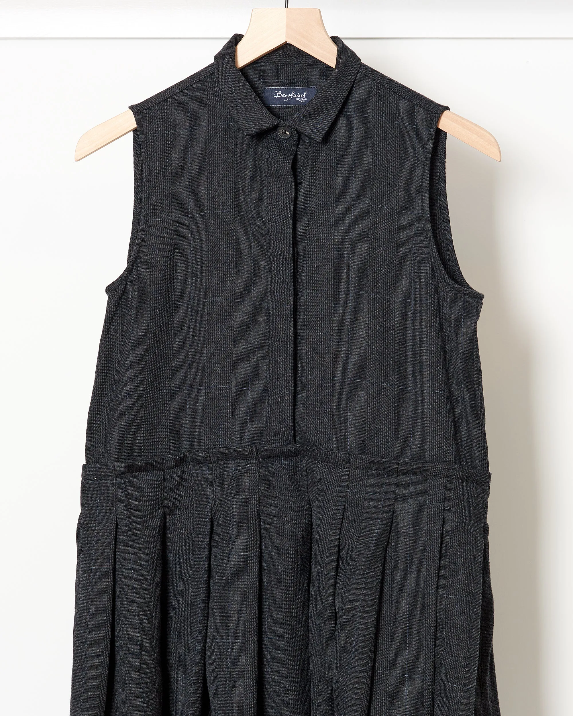 Katherine Dress Charcoal Check