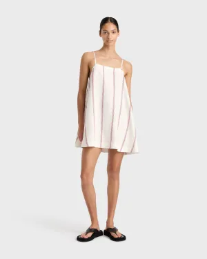 Kiama Mini Dress - Red Stripe