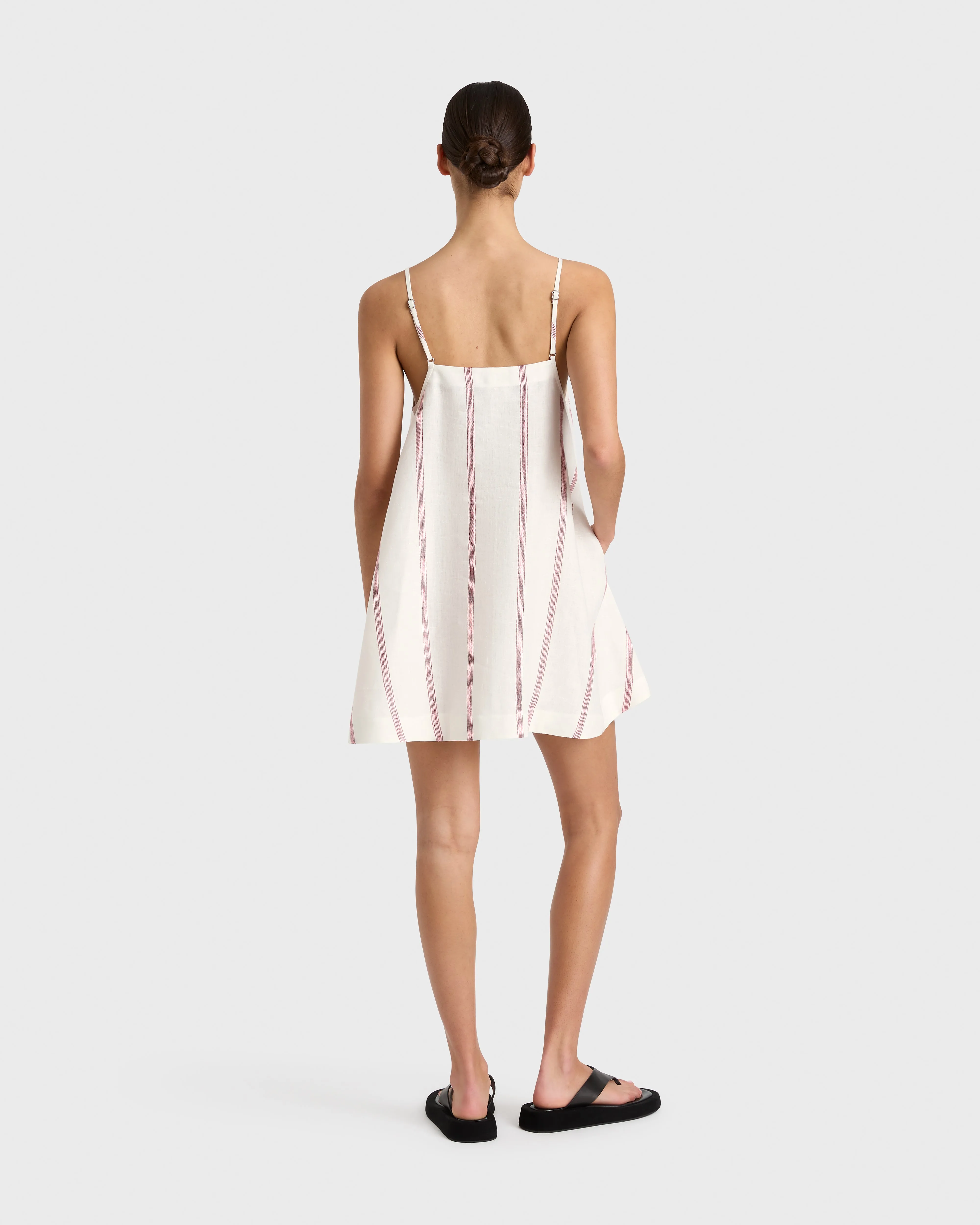 Kiama Mini Dress - Red Stripe