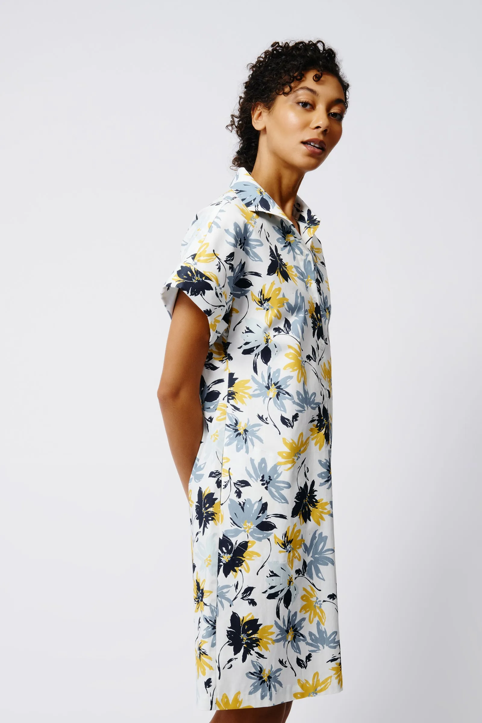 Kimono Dress - Seafoam Floral