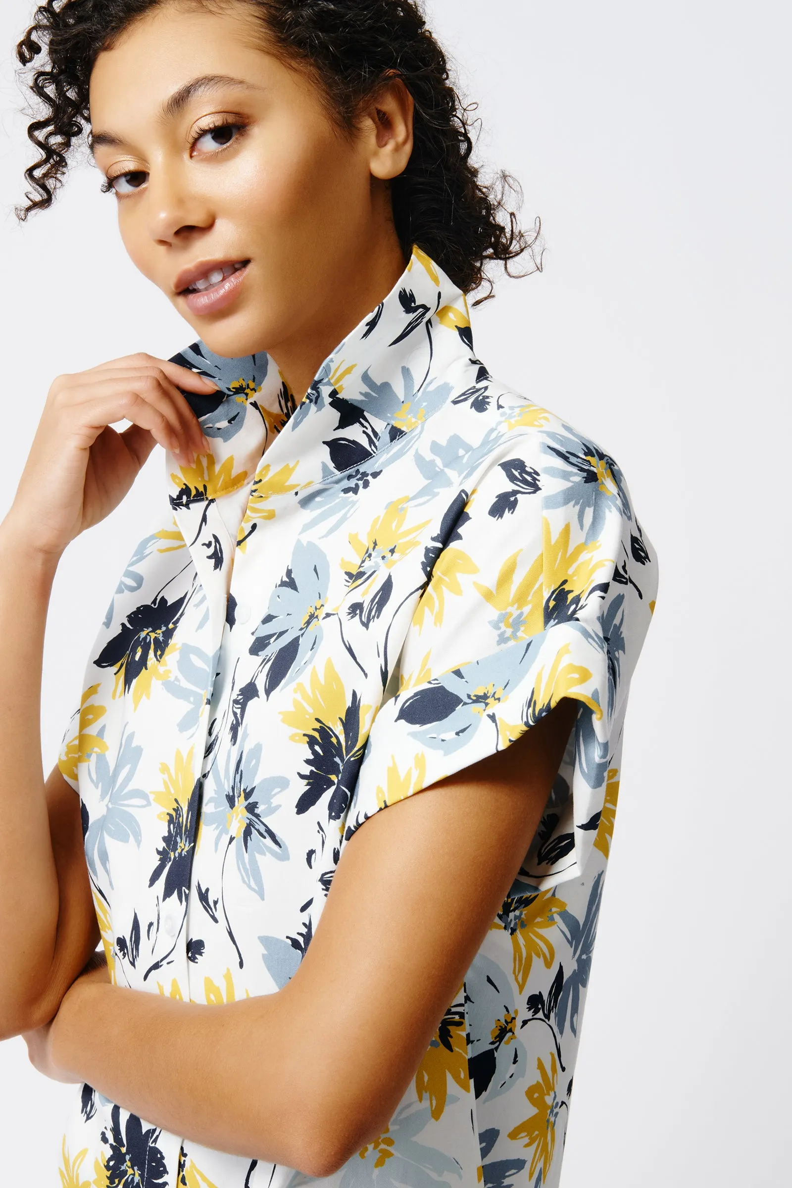 Kimono Dress - Seafoam Floral