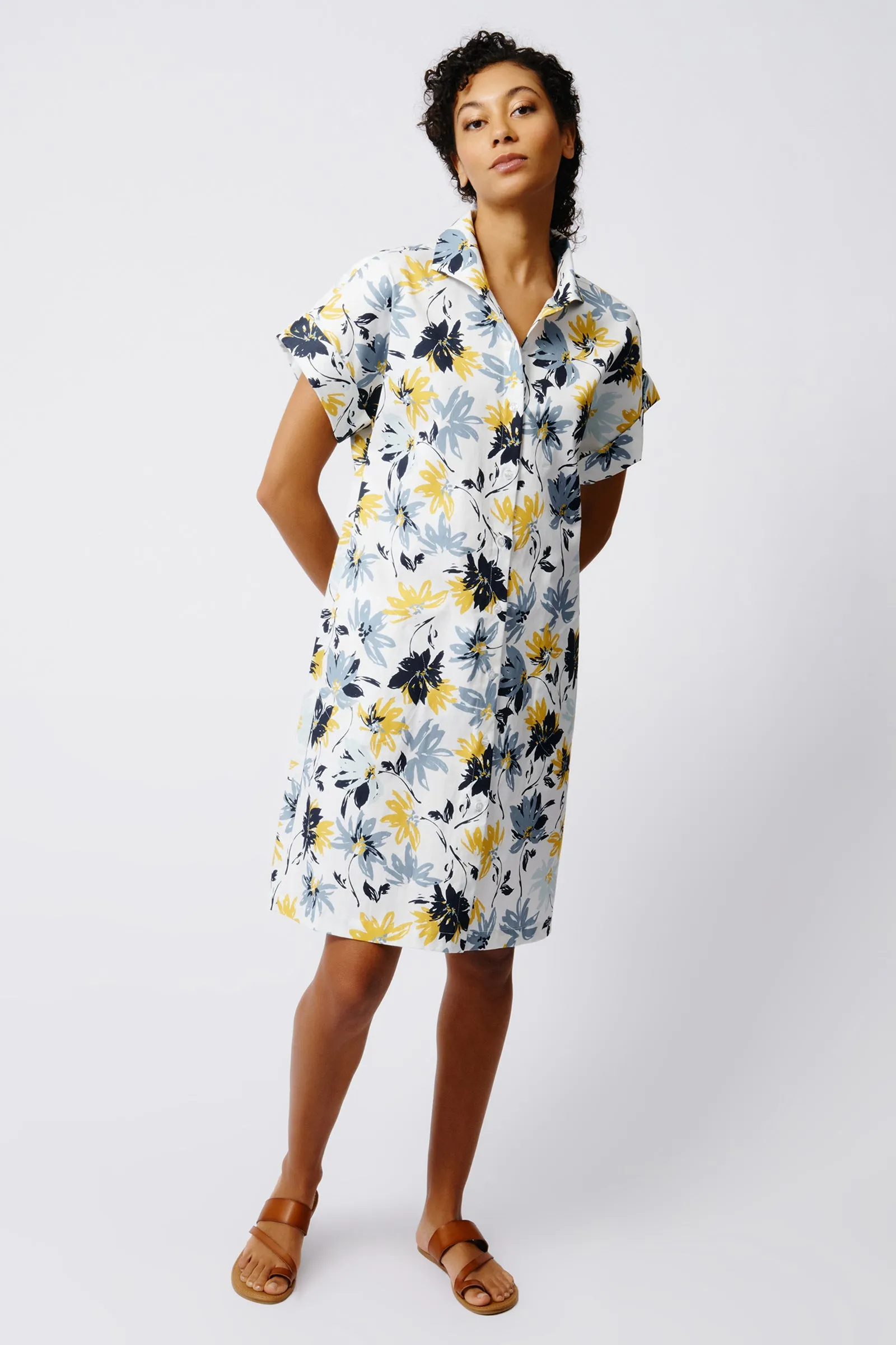 Kimono Dress - Seafoam Floral