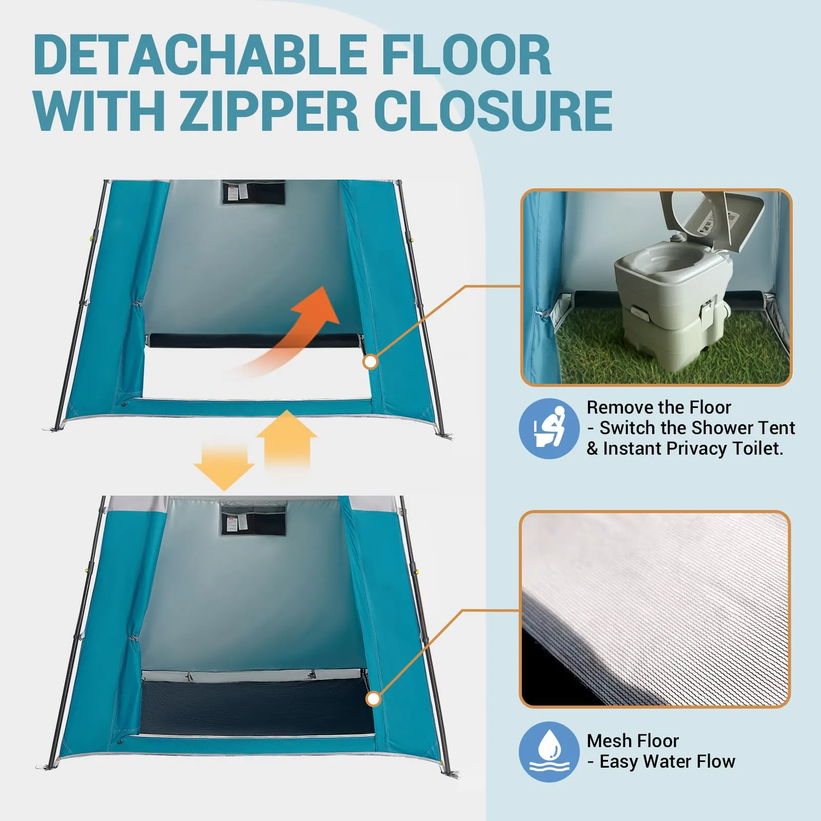 KingCamp MARASUSA Q Portable Instant Pop Up 1-Room Privacy Tent