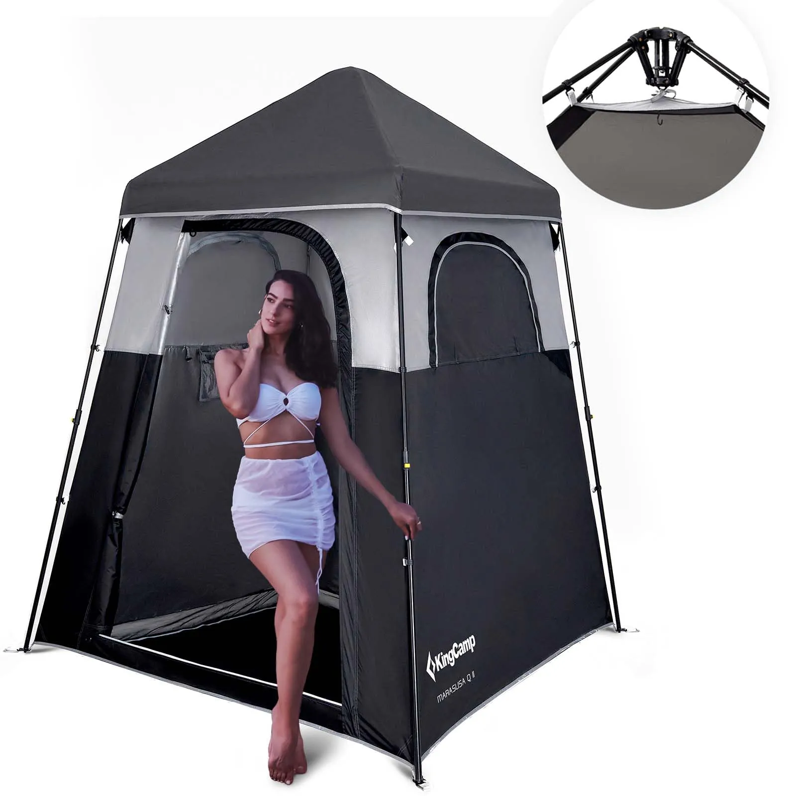 KingCamp MARASUSA Q Portable Instant Pop Up 1-Room Privacy Tent