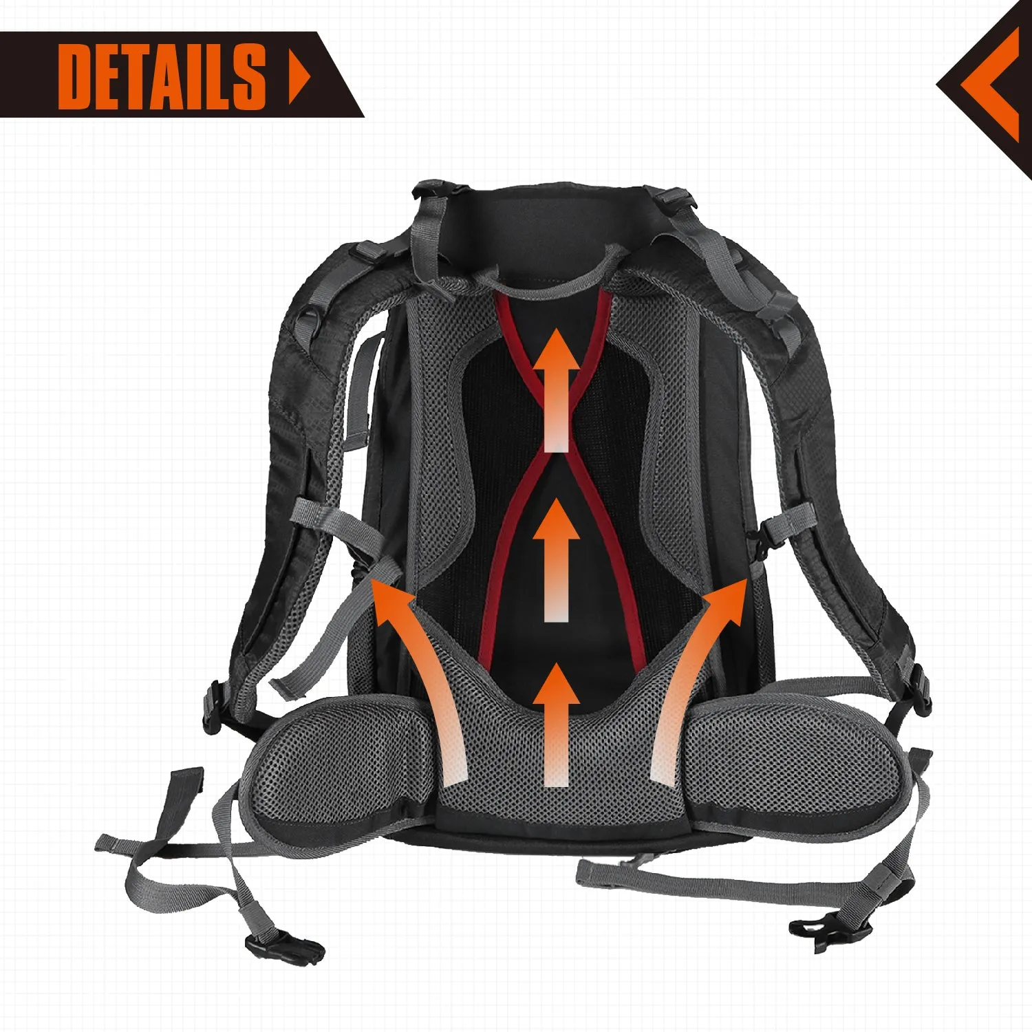 KingCamp Waterproof Hiking Camping Backpack