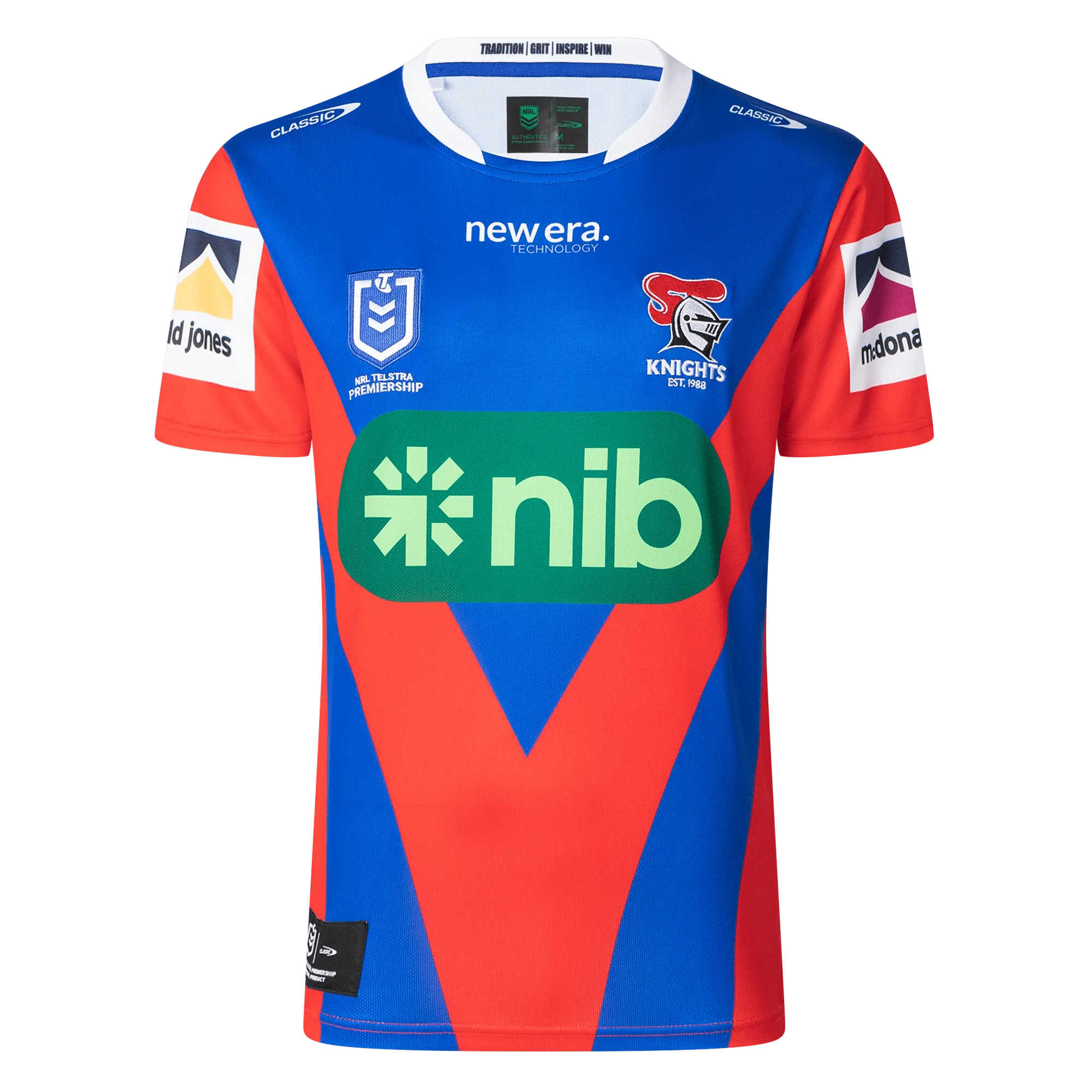Knights NRL 25/26 Replica Home Jersey by Classic Sportswear