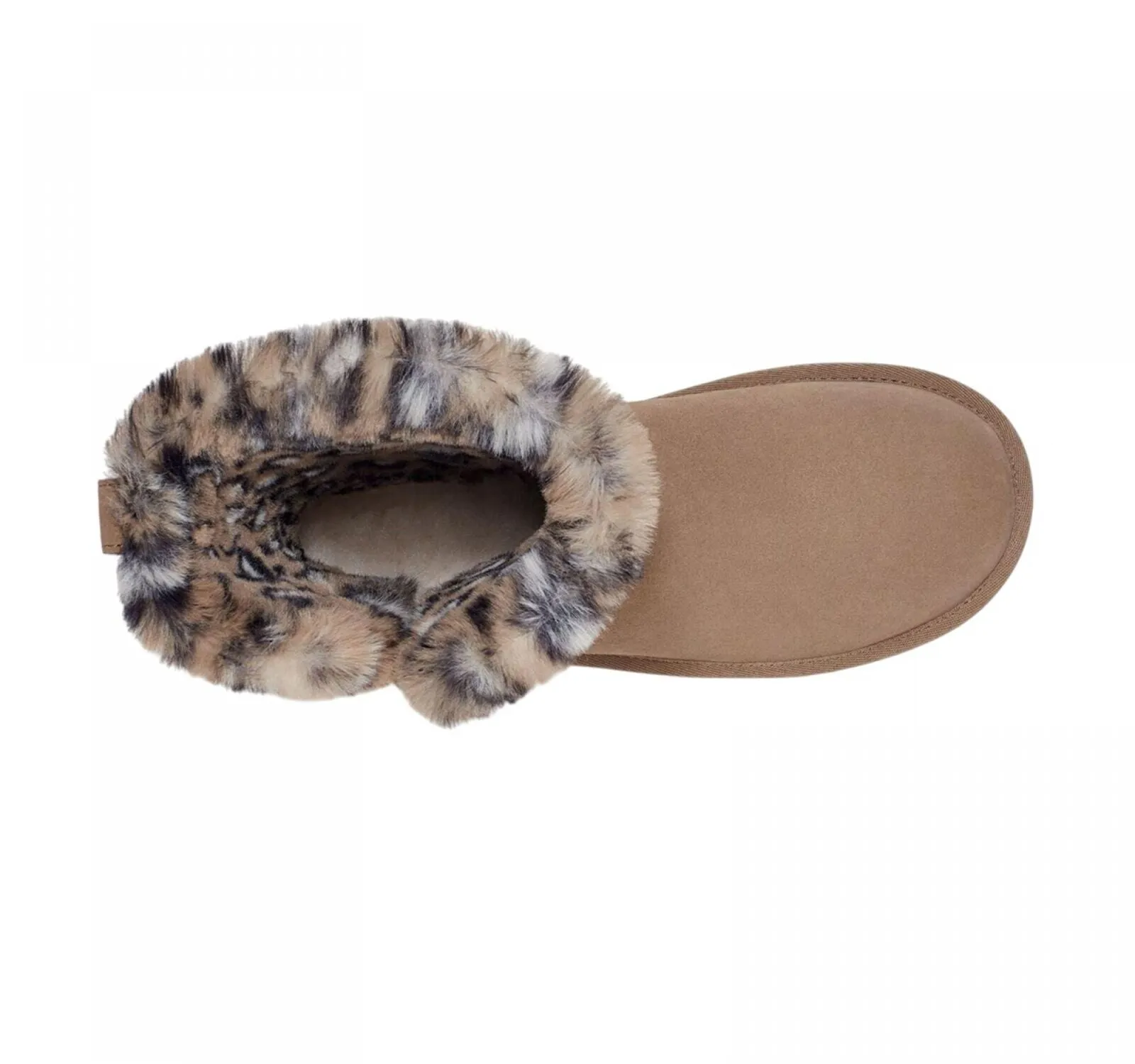 Koolaburra By Ugg Womens Aribel Short Leopard Boots Amphora Brown 9M