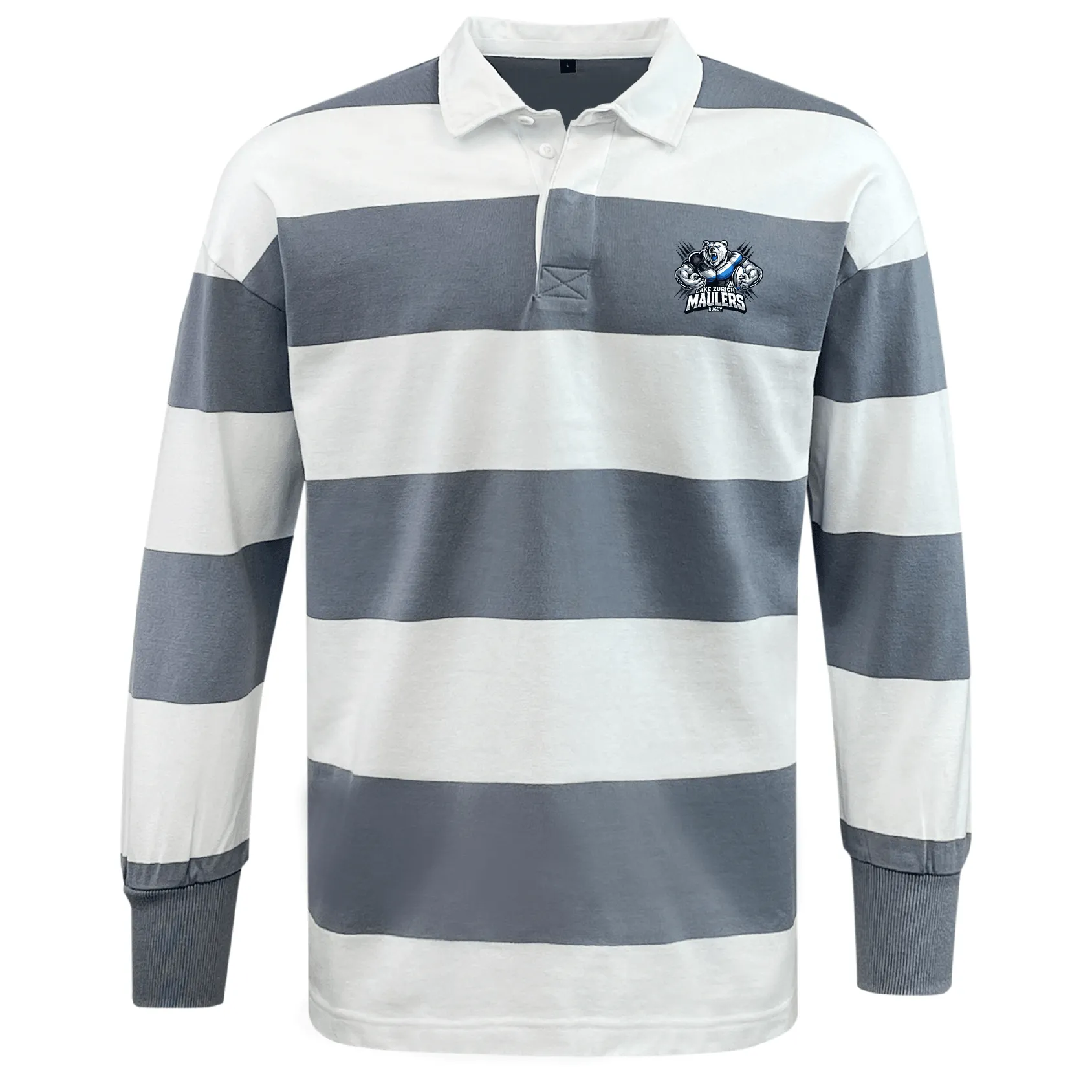 Lake Zurich Classic Long Sleeve Hooped Rugby Jersey