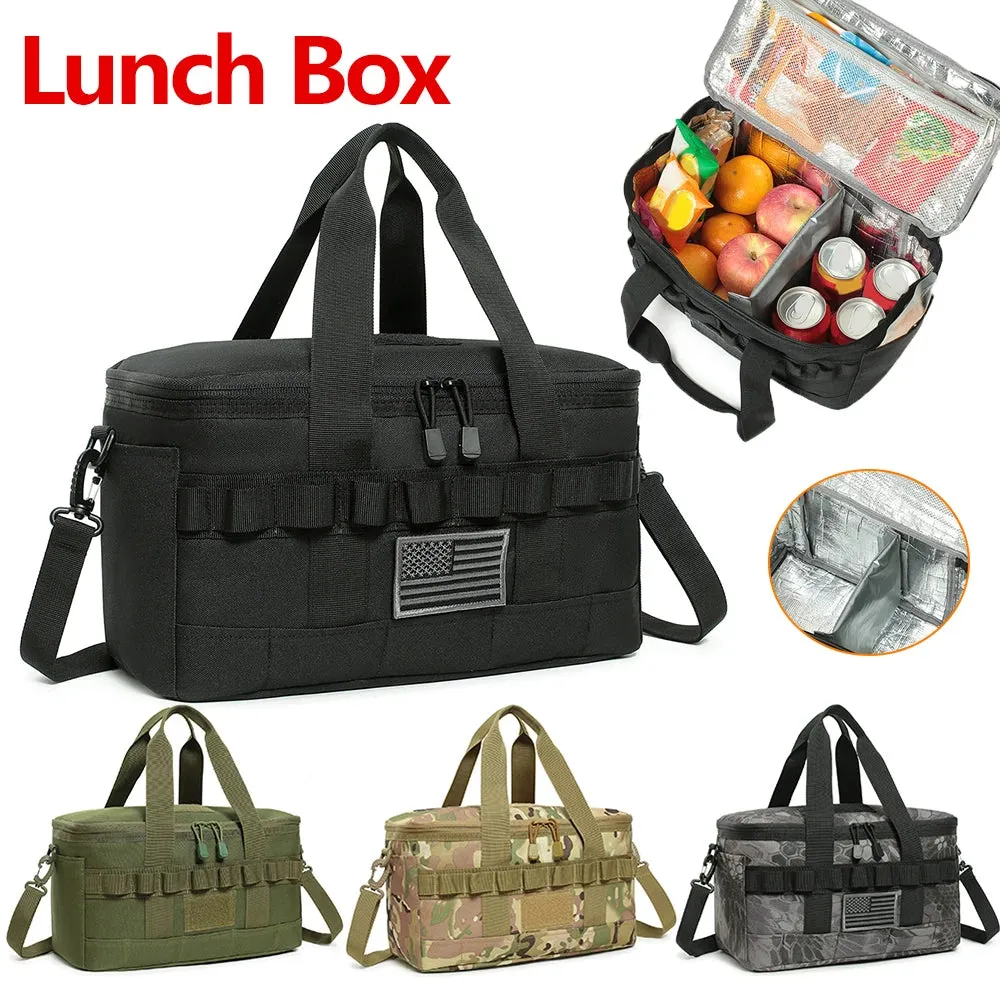 Large Capacity Insulated Lunch Box Heavy Duty Leakproof Cooler Bag for Outdoor Work Camping and Picnics