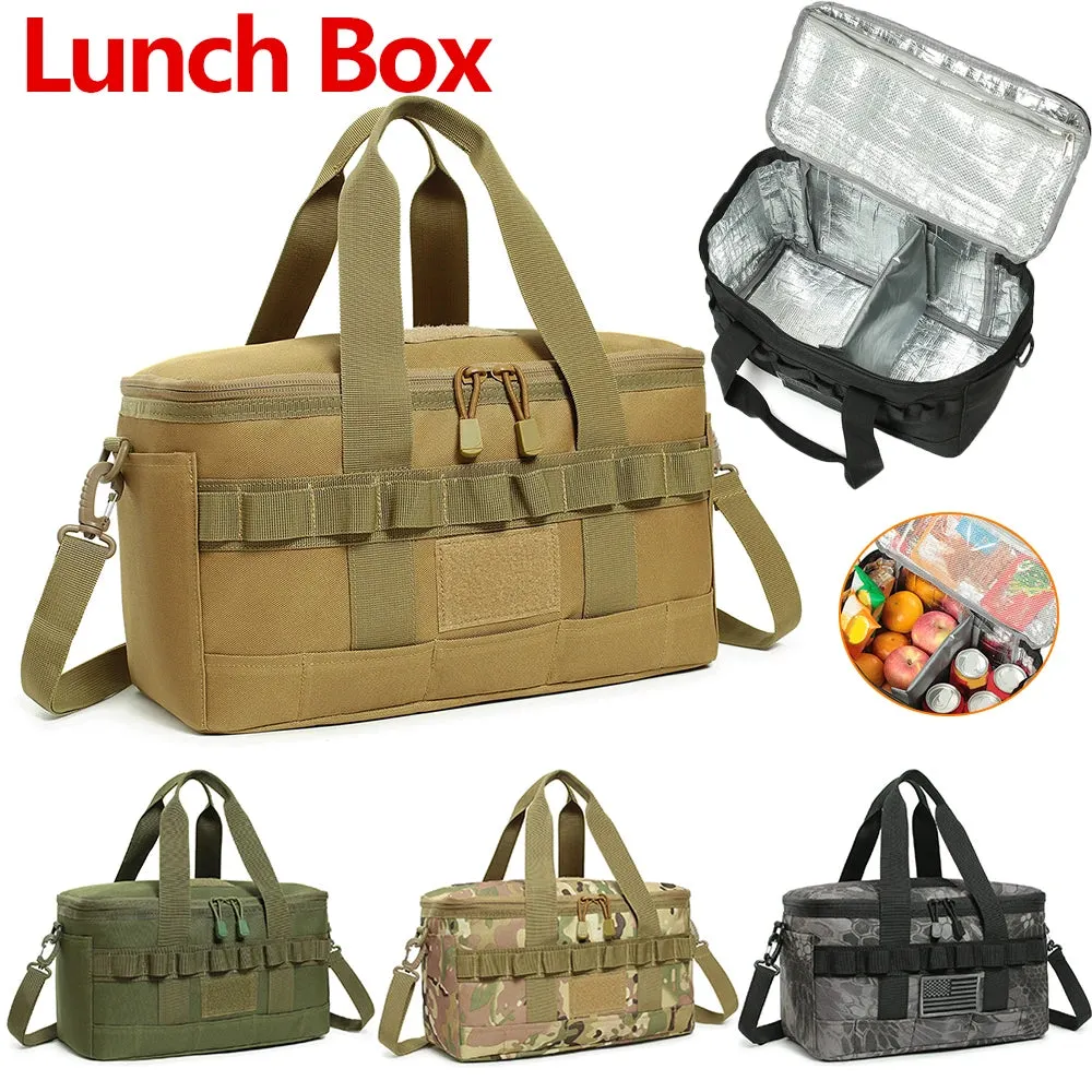 Large Capacity Insulated Lunch Box Heavy Duty Leakproof Cooler Bag for Outdoor Work Camping and Picnics