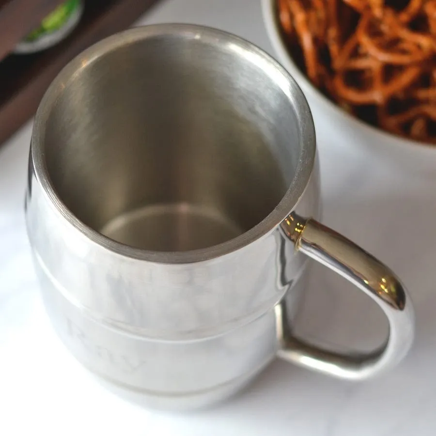 Lk’s Stainless Steel Beer Mug 400ml 190/19