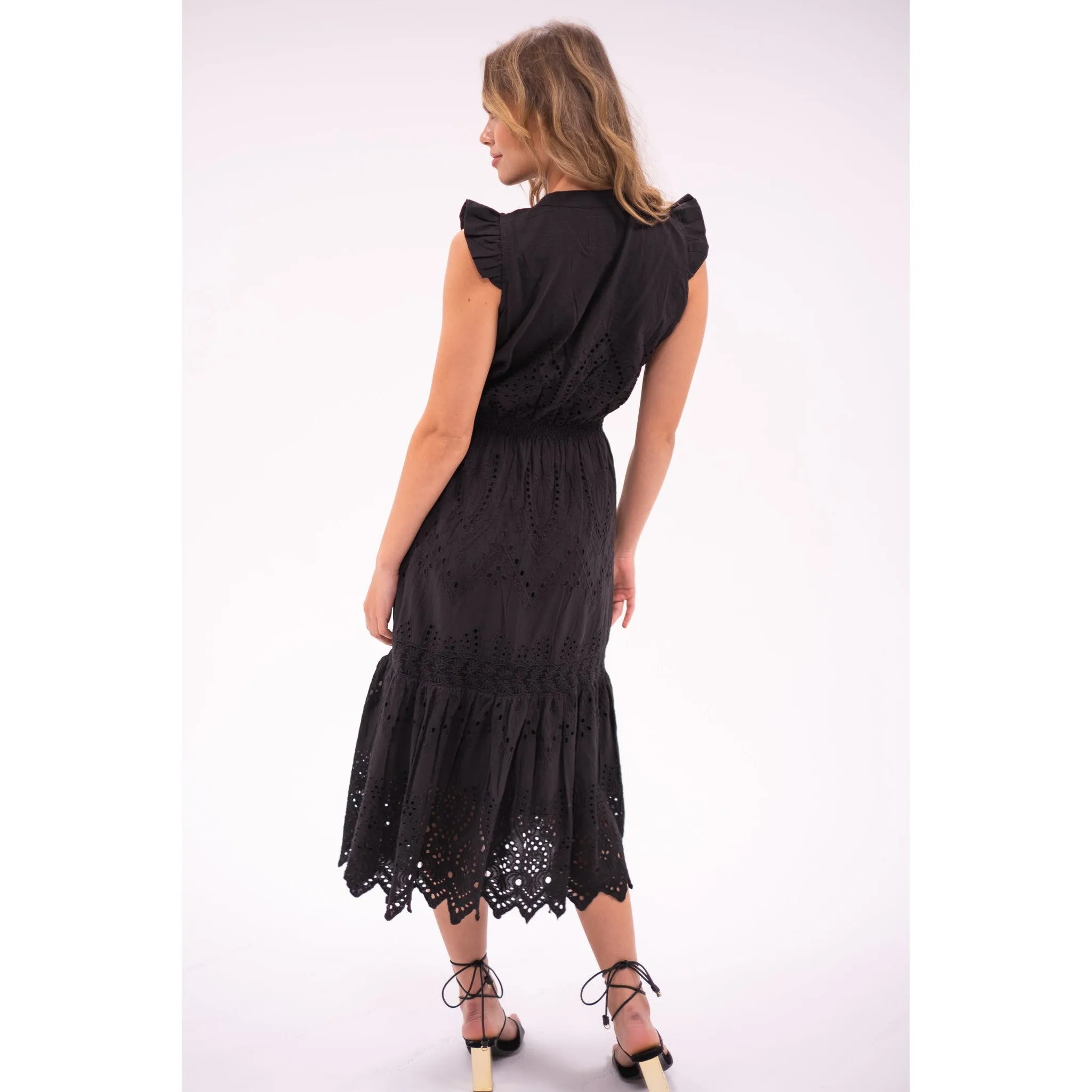 Lola Midi Dress Eyelet