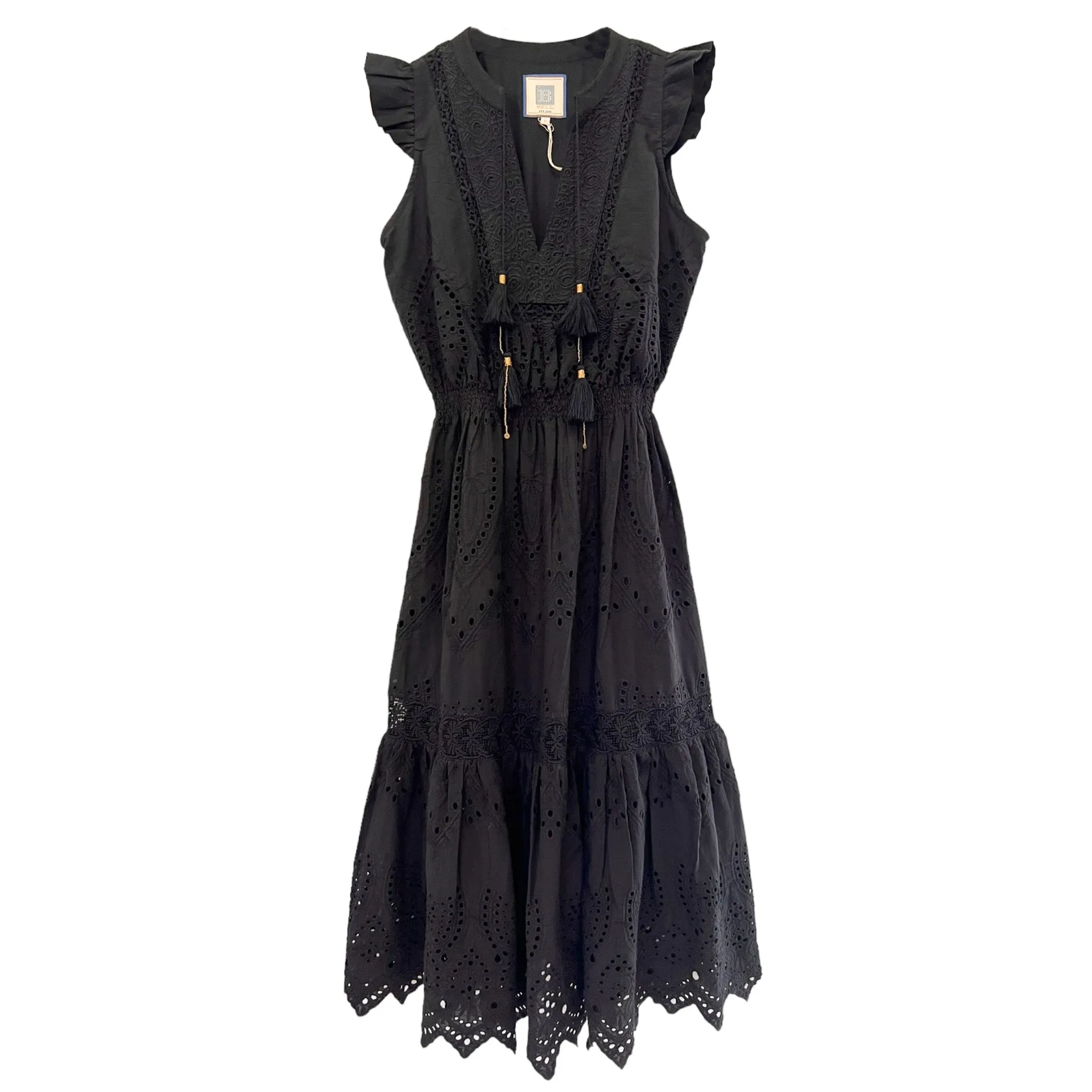 Lola Midi Dress Eyelet