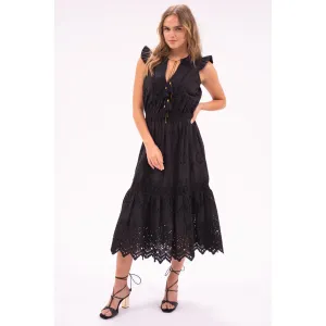 Lola Midi Dress Eyelet
