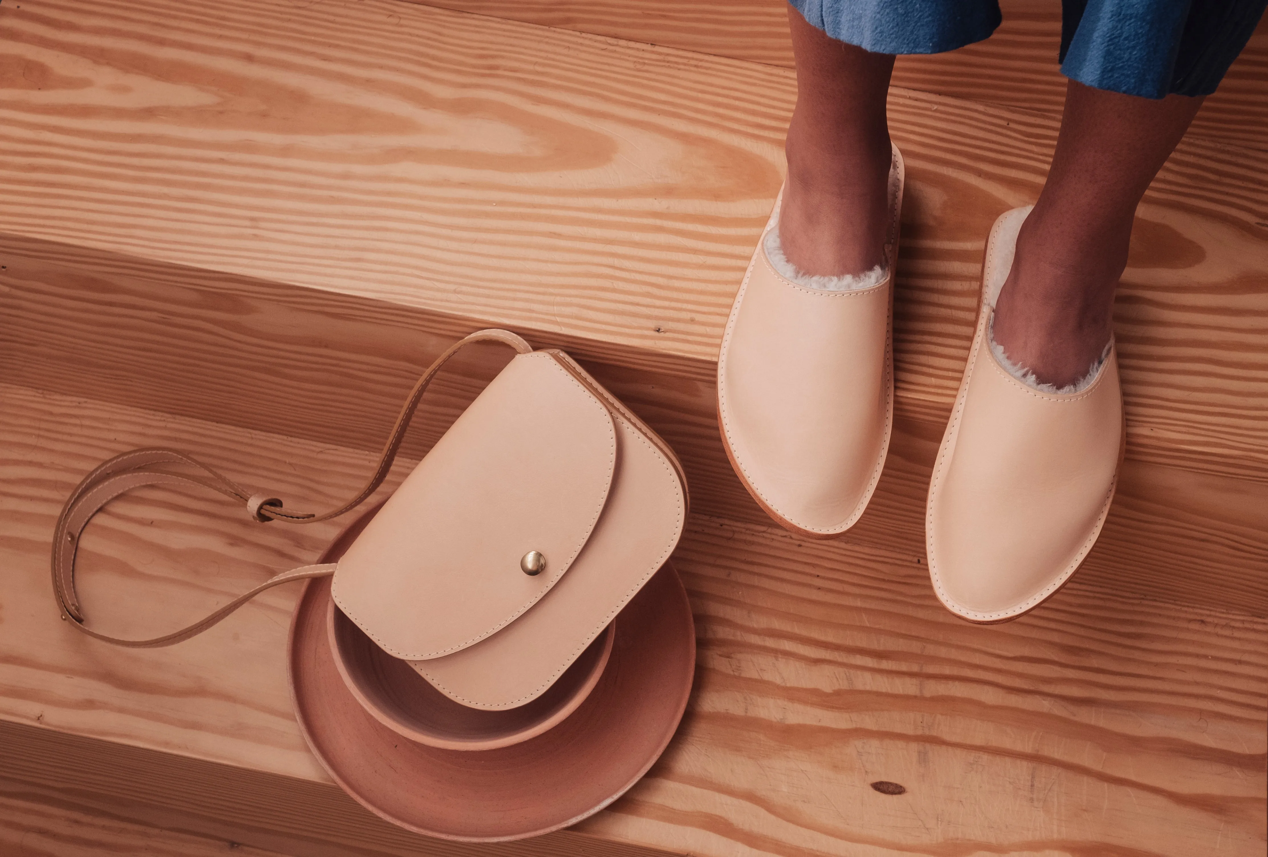 Louil House Shoe in Natural